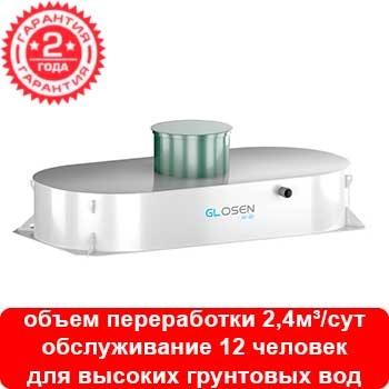 Установка глубокой биологической очистки Glosen 12С мини