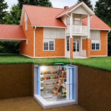 Пластиковый погреб ГудВей Классик 2,5*1,5м