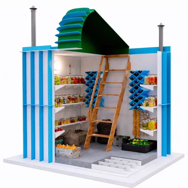 Пластиковый погреб ГудВей Оптиум+ 1,5*1,5м