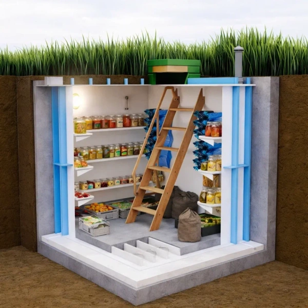 Пластиковый погреб ГудВей Классик 1,5*1,5м